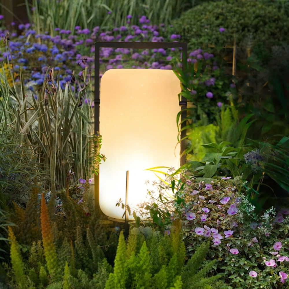 Modern Outdoor Solar Floor Lamp